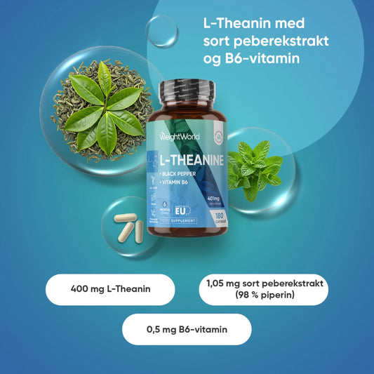 L-Theanine med B6-vitamin 400mg