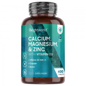 Kalcium, Magnesium & Zink med D3-Vitamin