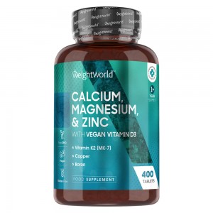 Kalcium, Magnesium & Zink med D3-Vitamin