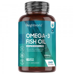Fiskeolie piller med omega 3 fedtsyrer