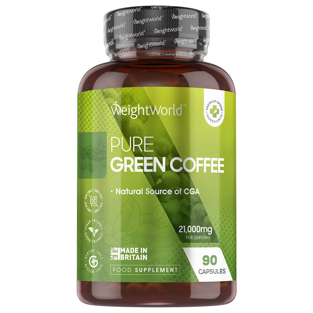 Grøn kaffe koffeinpiller