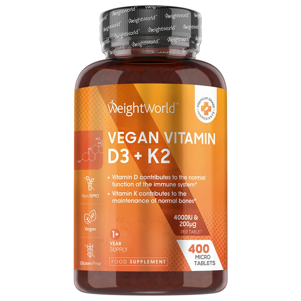 Vitamin D3 + K2 vitaminpiller til knogler og immunforsvar