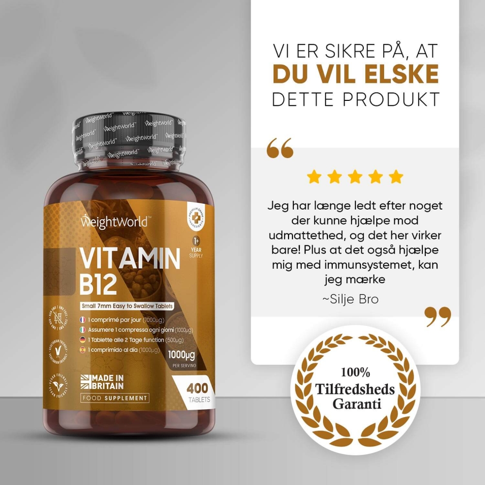 B12-vitamin tilskud modvirker b12 mangel