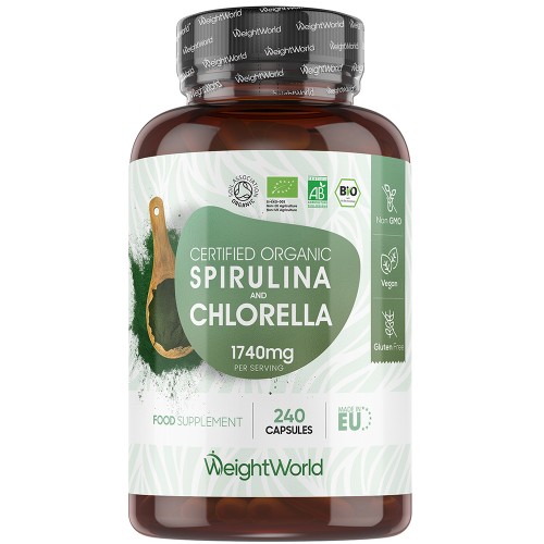 Økologisk Spirulina & Chlorella