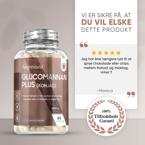 Glucomannan Plus | Hjælper På Appetitten | WeightWorld