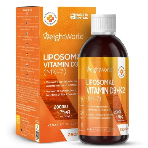 Liposomal D3- + K2-vitamin Dråber