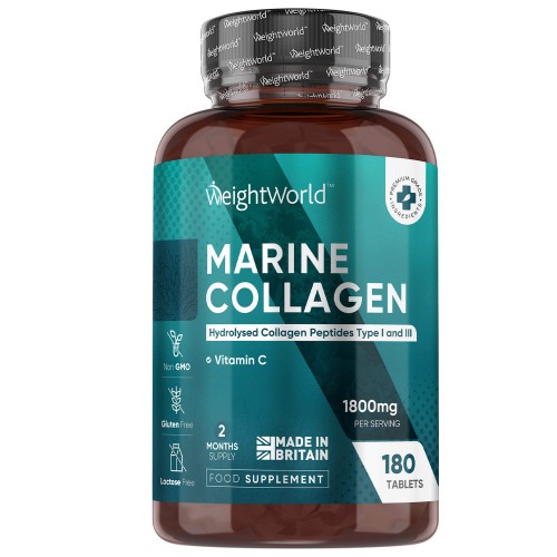Marine Kollagen + C-vitamin 1800mg
