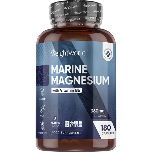 Se Marine Magnesium + B6 hos WeightWorld DK