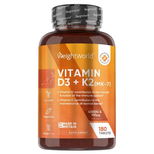 Vitamin D3 + K2 Tabletter