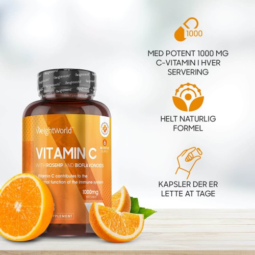 C-vitaminpiller til at booste immunforsvaret