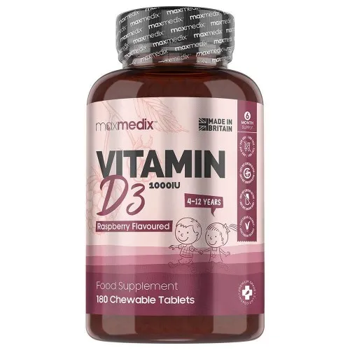 D3-Vitamin Tyggetabletter til Børn