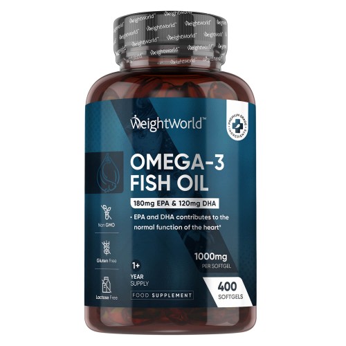 Se Omega 3 Fiskeolie 1000mg hos WeightWorld DK