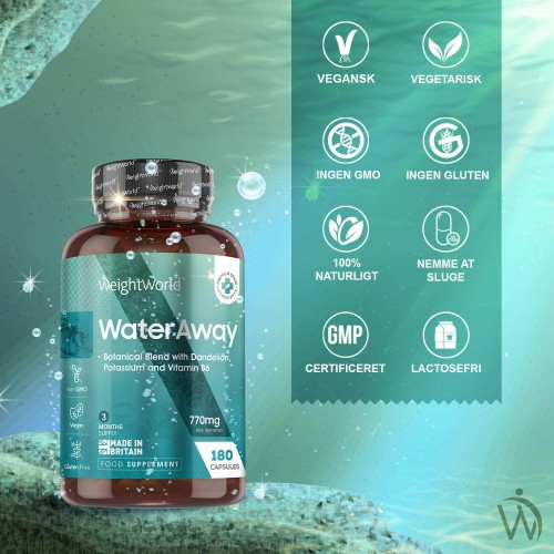 water away vanddrivende piller til vand i kroppen