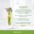 Drikkedunk med frugt infuser til vitamin vand