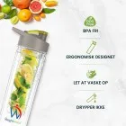 Drikkedunk med frugt infuser til vitamin vand