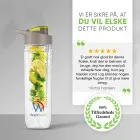 Drikkedunk med frugt infuser til vitamin vand