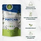 Grøn matcha pulver kan drikkes eller blandes i opskrifter