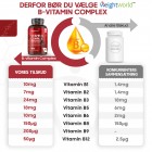 Vores B-vitamin Complex har en høj styrke