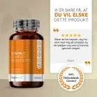 C-vitamin c complex vitaminpiller med ingefær, gurkemeje og hvidløg