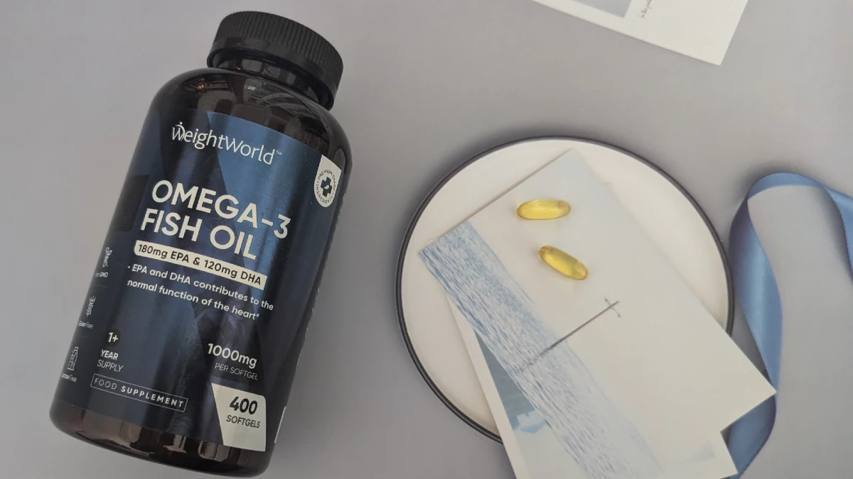 Omega 3 kapsler bidrager til normal hjernefunktion og syn.
