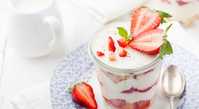 Baobab jordbær parfait