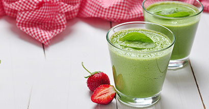 Smoothie med chlorella og bær
