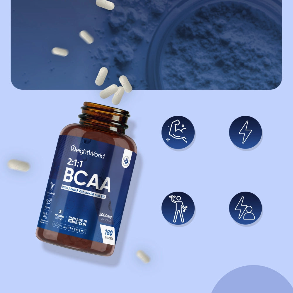 BCAA med B6- og B12-vitamin