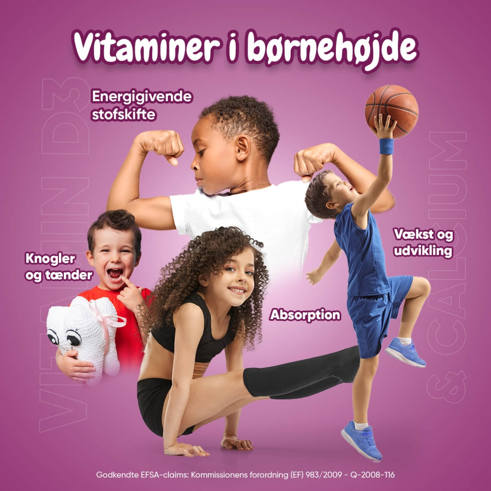 Kalk + D3-vitamin til børn