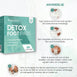 WeightWorld Detox fodplastre æske med brugsvejledning i cirkler