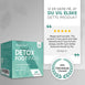 WeightWorld Detox fodplastre æske med tekstpanel og 100% tilfredshedsgaranti