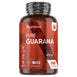 Amberfarvet kapseltilskudsbøtte Pure Guarana med 4800 mg og 180 kapsler