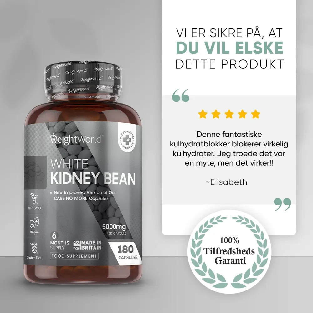 Hvide Kidneybønner 5000 mg