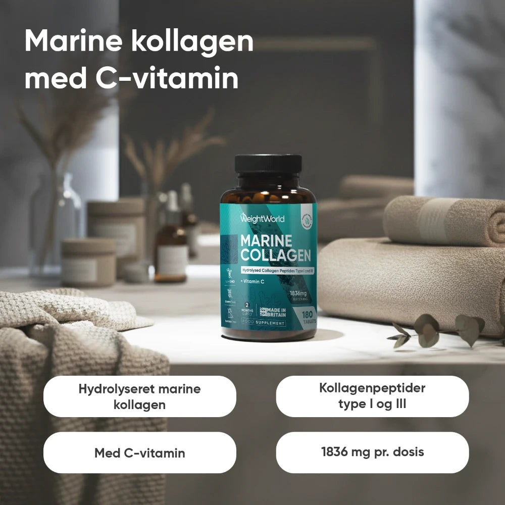 Marine kollagen + C-vitamin 1836 mg