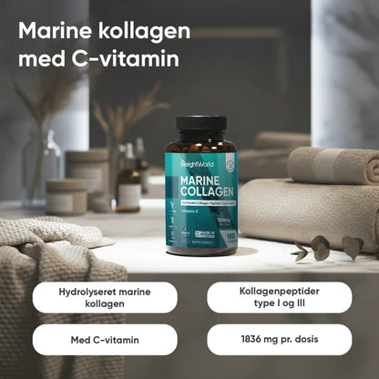 Marine kollagen + C-vitamin 1836 mg