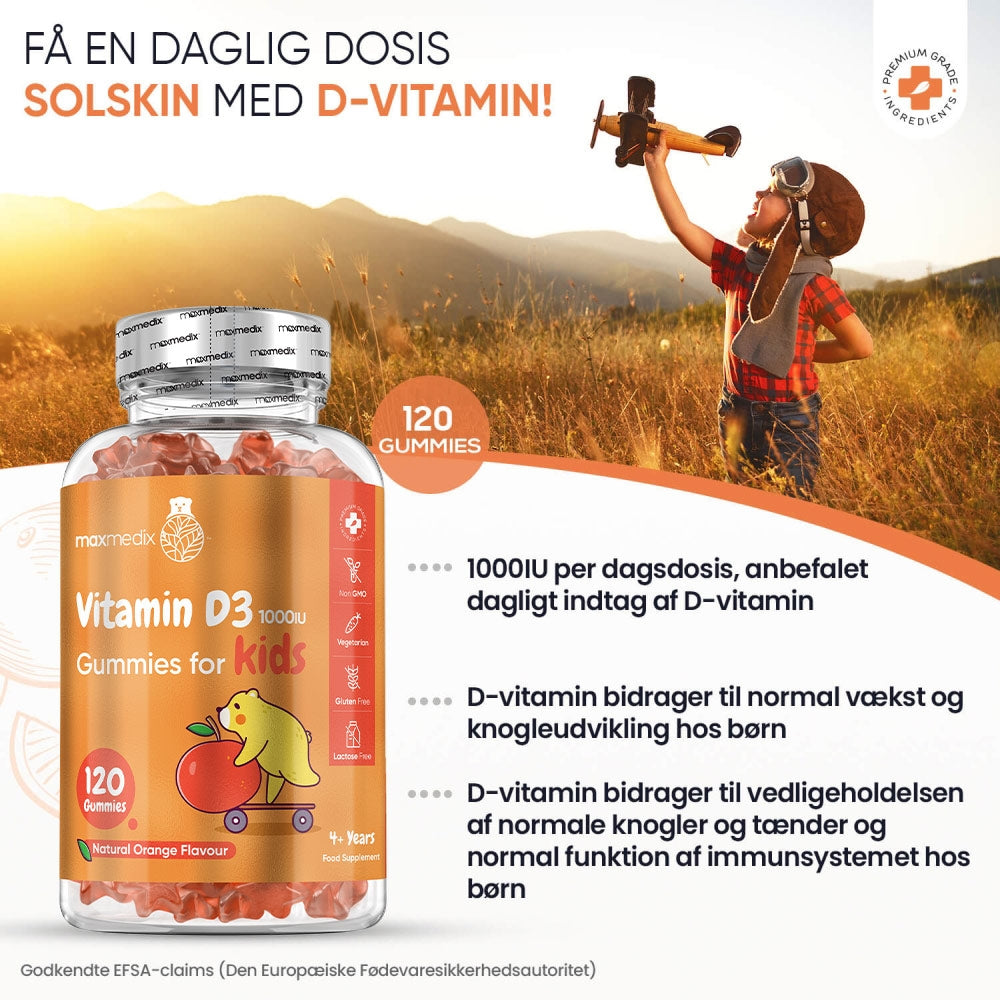 Børne D3-Vitamin Vingummier