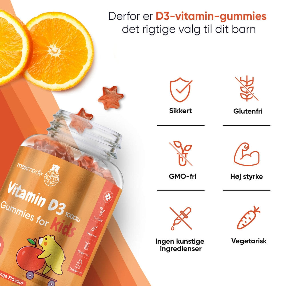 Børne D3-Vitamin Vingummier