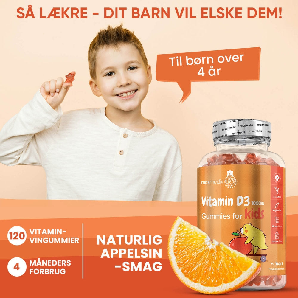 Børne D3-Vitamin Vingummier