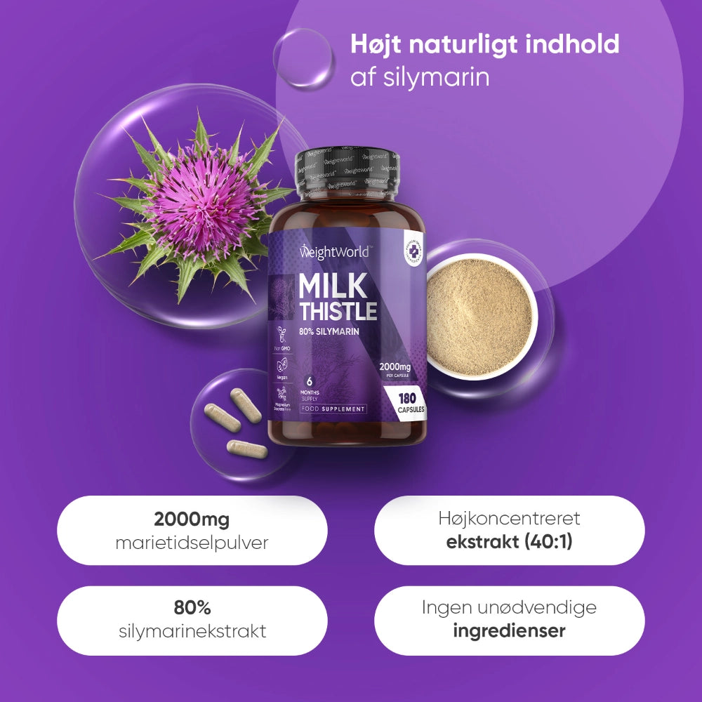 Marietidsel Kapsler 2000mg