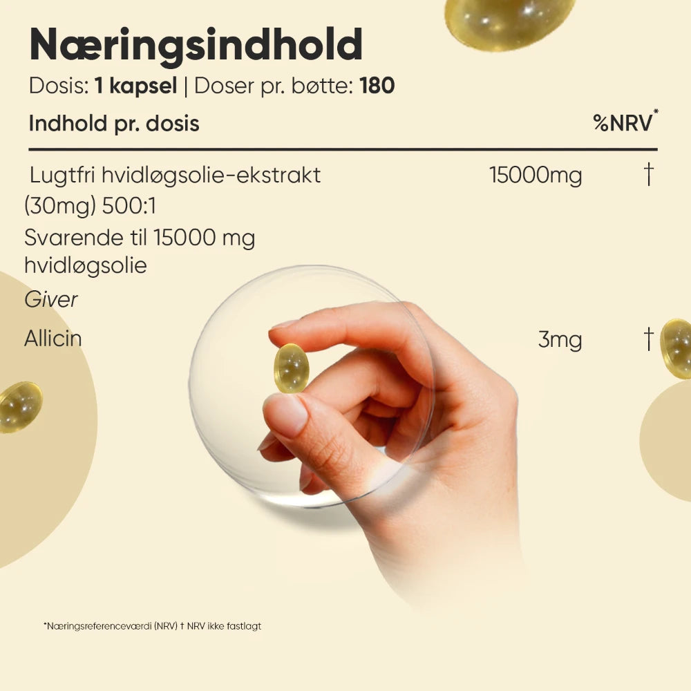 Hvidløgspiller 15000 mg
