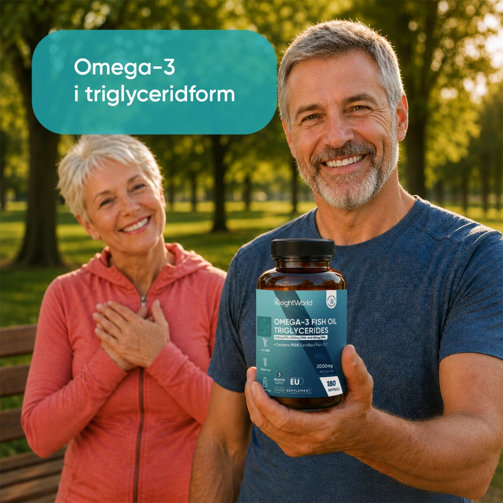 Omega-3-fiskeolie triglycerider 2000 mg
