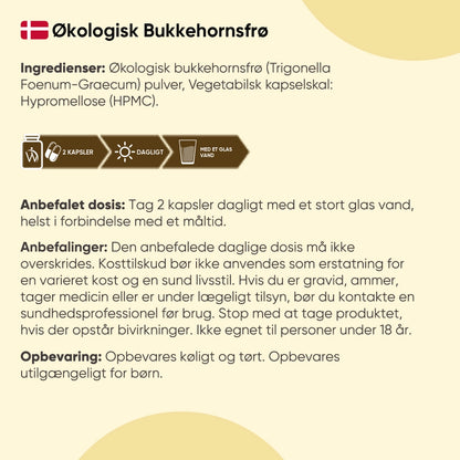 Økologisk Bukkehorn 1500 mg