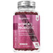 Probiotiske vingummier til kvinder i WeightWorld glasflaske med pink etikette