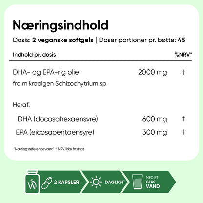 Vegansk omega-3 2000mg