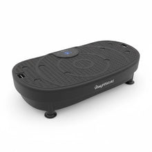 Vibrationstræner Pro i sort med indbygget kontrolpanel og justerbare fødder