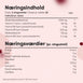 Næringsindhold på æblecidereddike vingummier: 1000 mg pr. dosis