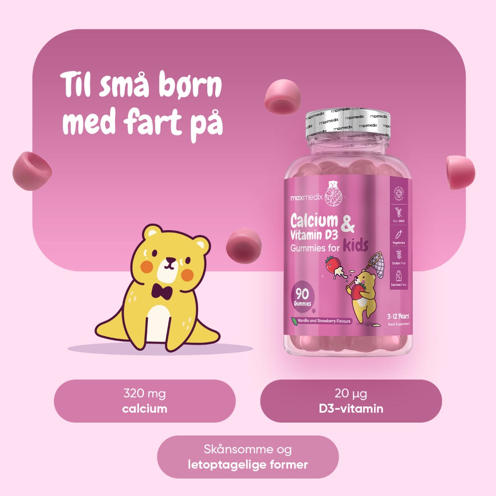 Kalk + D3-vitamin til børn
