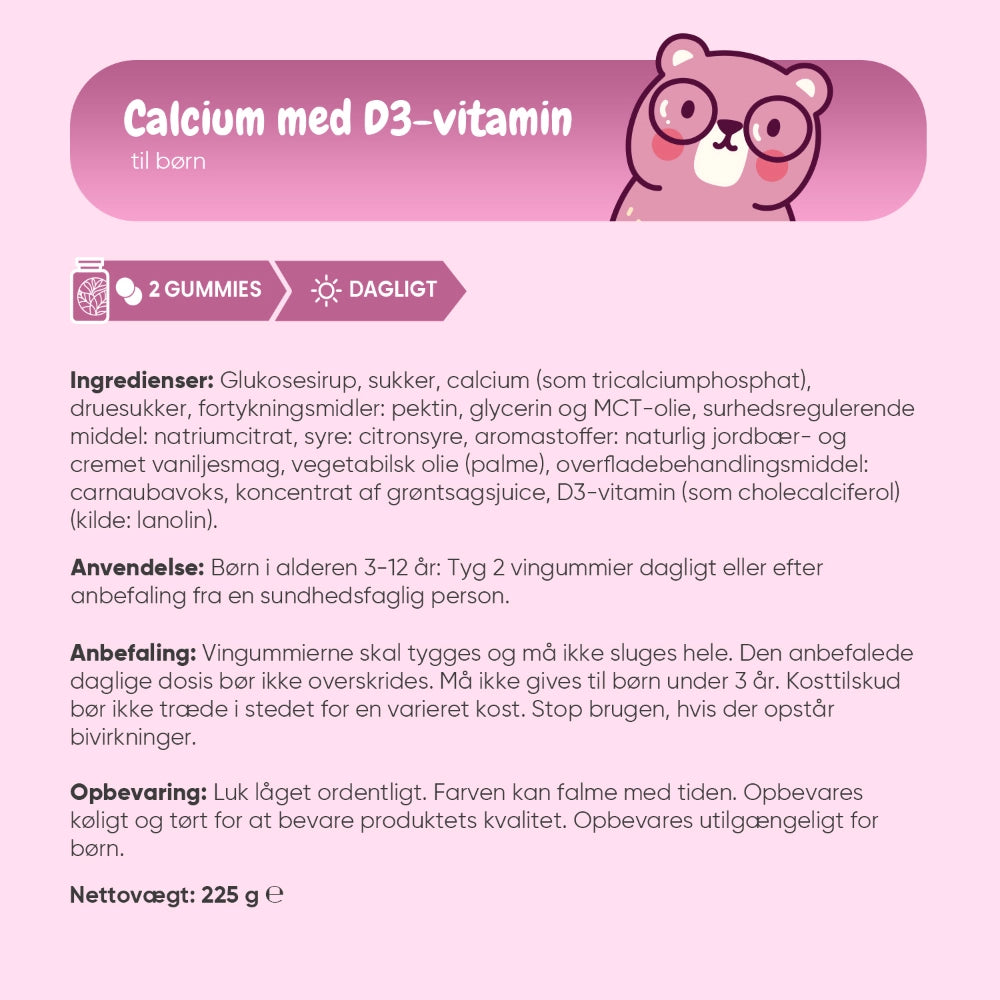 Kalk + D3-vitamin til børn