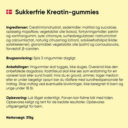 Kreatin Vingummier 5000 mg