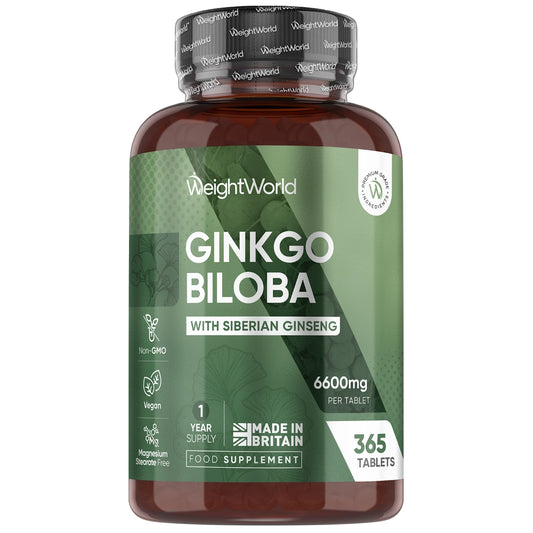 Ginkgo biloba + ginseng 6600 mg