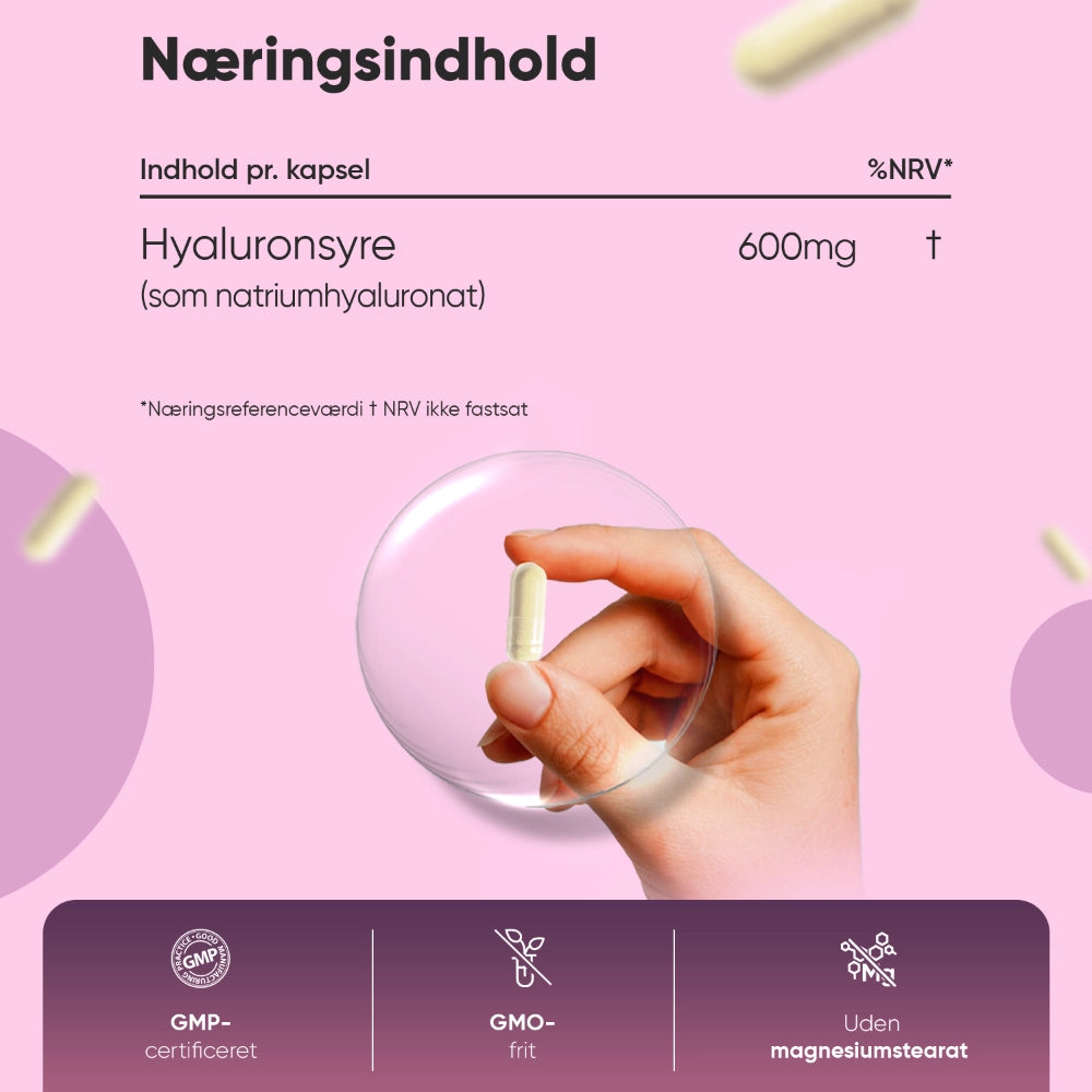 Hyaluronsyre 600 mg